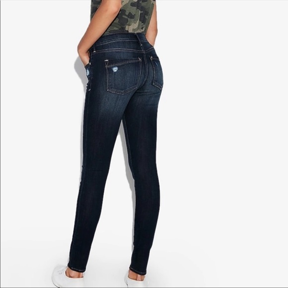 Express Jeans Mid Rise Legging-6Short - Picture 2 of 5